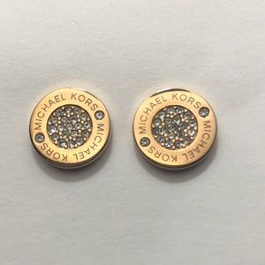 MK Rose Gold Authentic Earrings